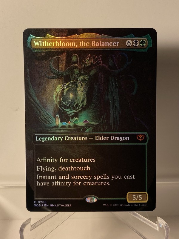 Witherbloom, the Balancer 0288 ( Borderless ) MTG: Secrets of Strixhaven Foil