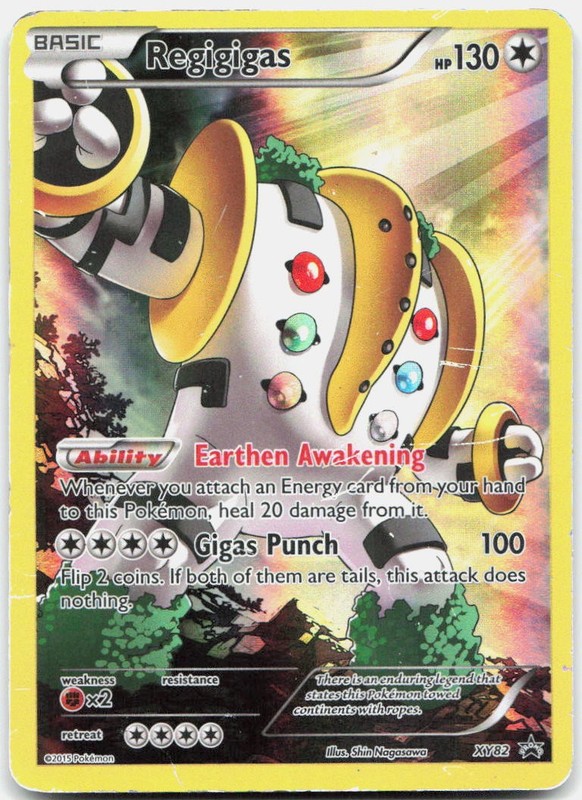 REGIGIGAS (FULL ART PROMO) XY82 HOLO P XY PROMO POKEMON MP