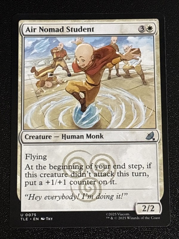 MTG Avatar: The Last Airbender: Eternal-Legal Air Nomad Student 0075 NM