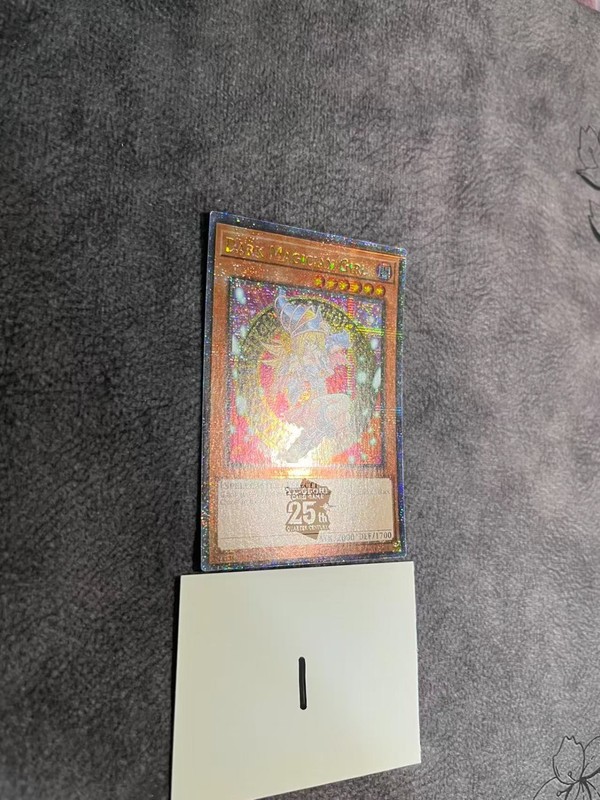 YUGIOH! 2x Dark Magician Girl (3rd Art) (Quarter Century Secret Rare) RA04-EN107 gallery