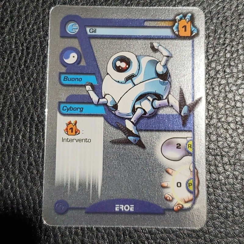 Giru Gil “Metal” Foil Italian Dragon Ball GT Z DBZ TCG Alkar Tesla LP