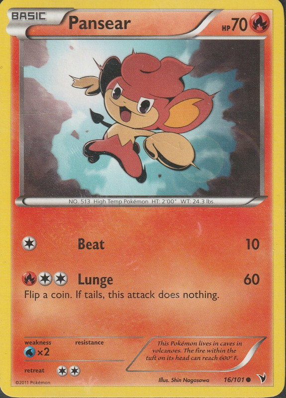 Pansear 16/101 | Noble Victories | Regular | Pokémon TCG | LP