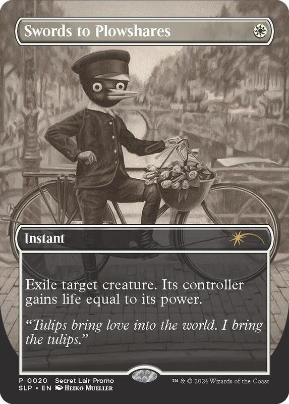 Swords to Plowshares P 20 Secret Lair Showdown MTG M-03