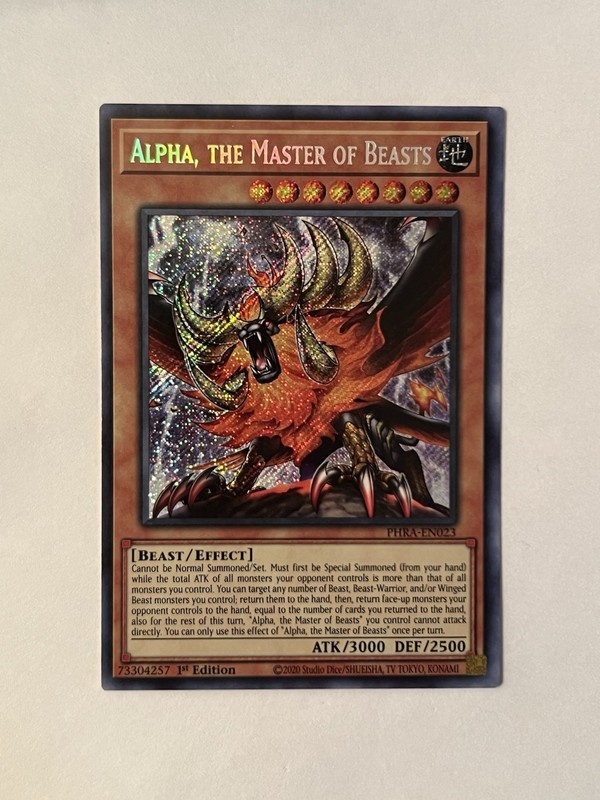 Alpha, the Master of Beasts PHRA-EN023 Phantom Rage 1st Edition NM