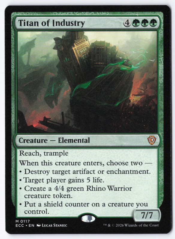 Titan of Industry 117 Commander: Lorwyn Eclipsed