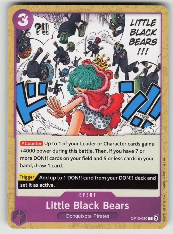 Little Black Bears OP10-080 Common Royal Blood One Piece NM