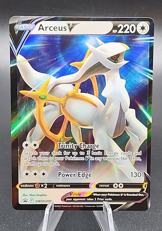 Pokemon Arceus V SWSH306 Black Star Promo Card Trainers Toolkit 2023 NM