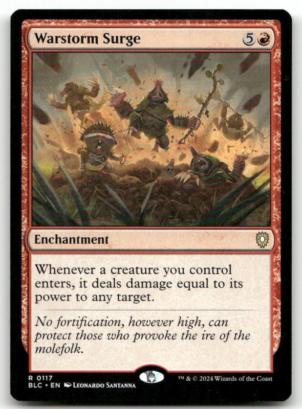 Warstorm Surge #117 (LP) Bloomburrow BLC Magic MTG