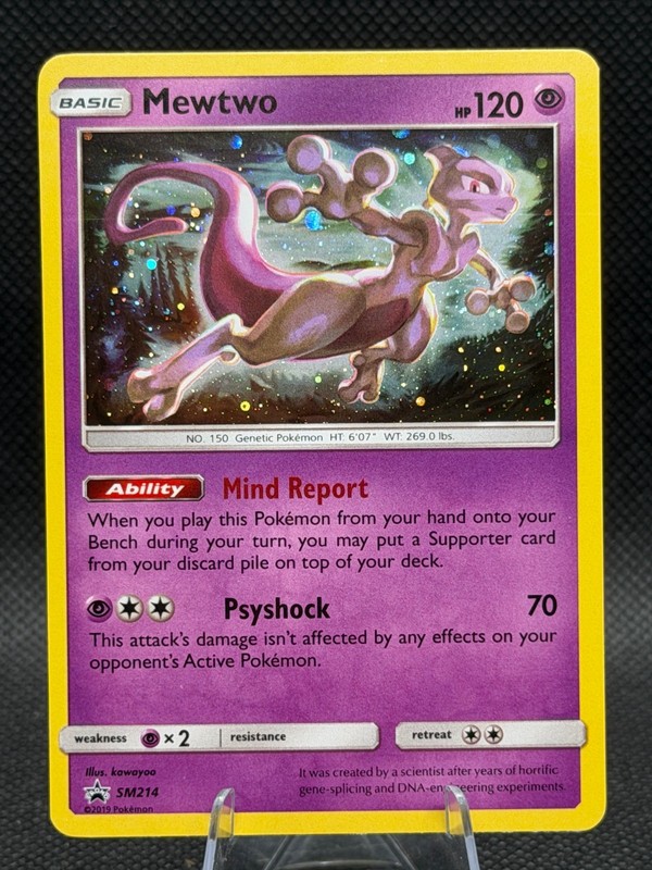 Mewtwo Holo Promo SM Promos SM214 NM