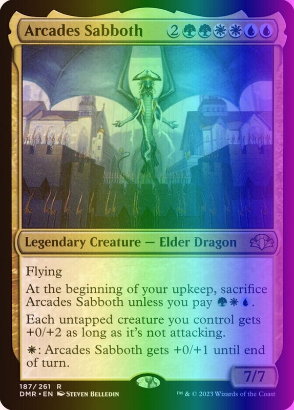 MTG Magic the Gathering Arcades Sabboth (187/481) Dominaria Remastered NM FOIL