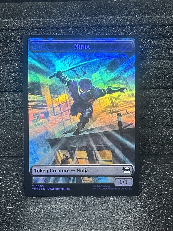 Ninja Mutagen Double-Sided Token Teenage Mutant Ninja Turtles Foil