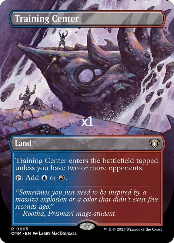 MTG Borderless Commander Masters CMM Training Center MINT