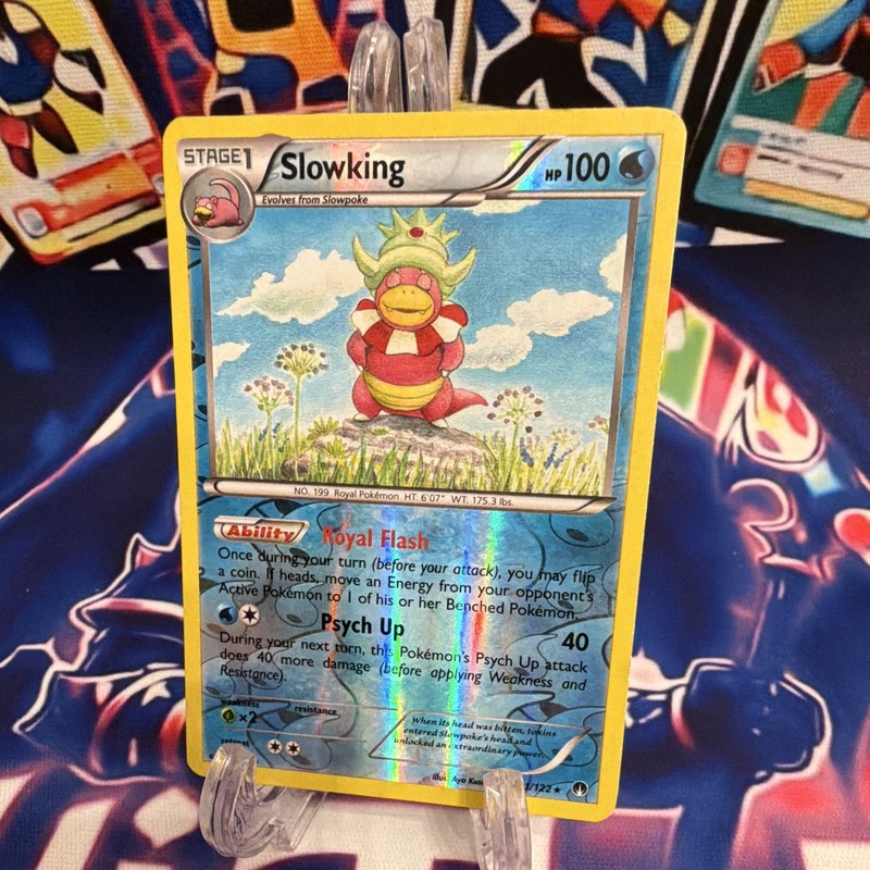 Pokémon TCG Slowking 21/122 Breakpoint Reverse Holo Rare Stage 1 100 HP