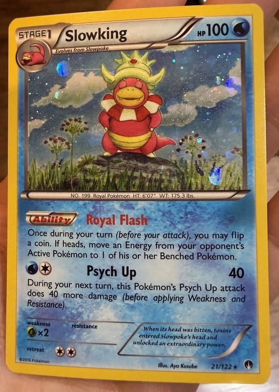 Slowking 21/122 COSMOS ALTERNATE HOLO Rare BREAKpoint Pokemon NM-/LP+