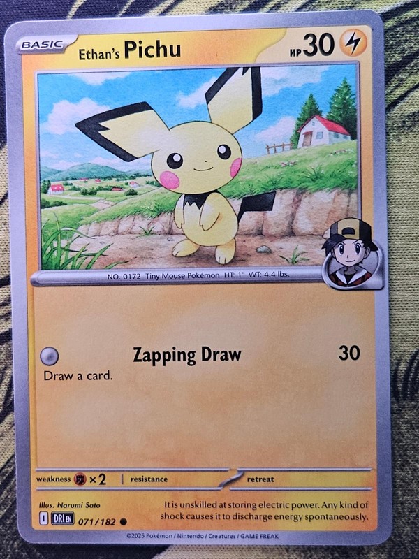 Ethan’s Pichu 071/182 Common Destined Rivals Pokemon Near Mint