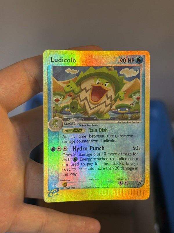 Ludicolo Sandstorm 7/100 Reverse Holo English.