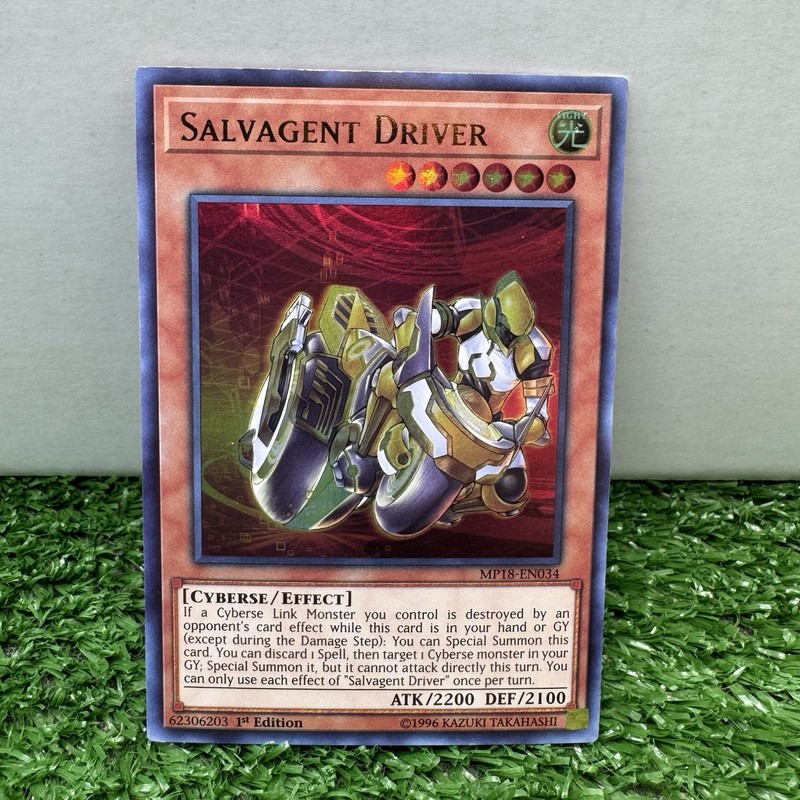 Salvagent Driver MP18-EN034 Ultra Rare 1st Edition LP