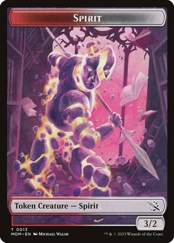 4x Spirit Token (3/2 creature) – NM – March of the Machine – SPARROW MAGIC