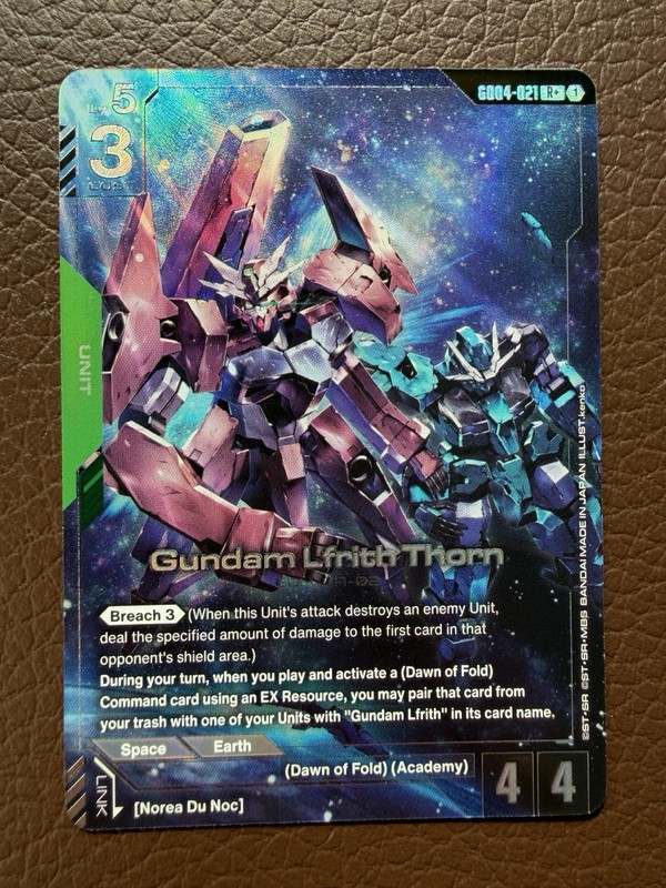Gundam Lfrith Thorn GD04-021 R+ Gundam Phantom Aria