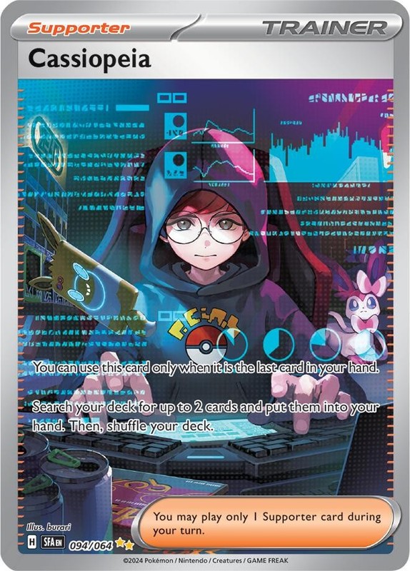 Cassiopeia – 094/064 Special Illustration Rare SV: Shrouded Fable 094/064 NM