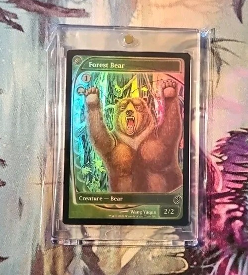 Forest Bear Full Art Foil Future Sight Frame Mystery Booster 2 NM/M MTG