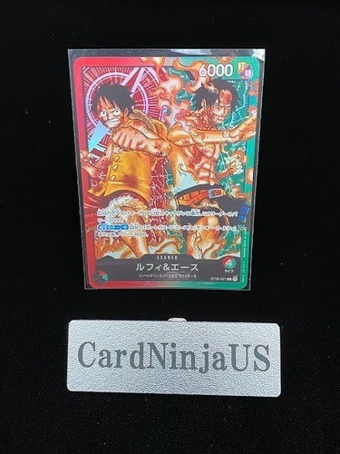 Luffy & Ace L Start Deck EX ONE PIECE Card ST30-001 Japanese Near Mint