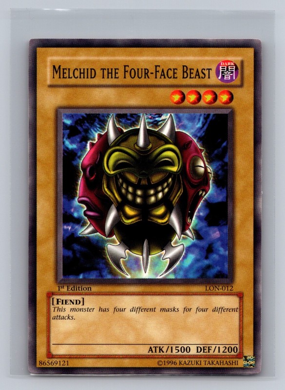 Melchid the Four-Face Beast – LON-012 – Common – 1st Edition NM