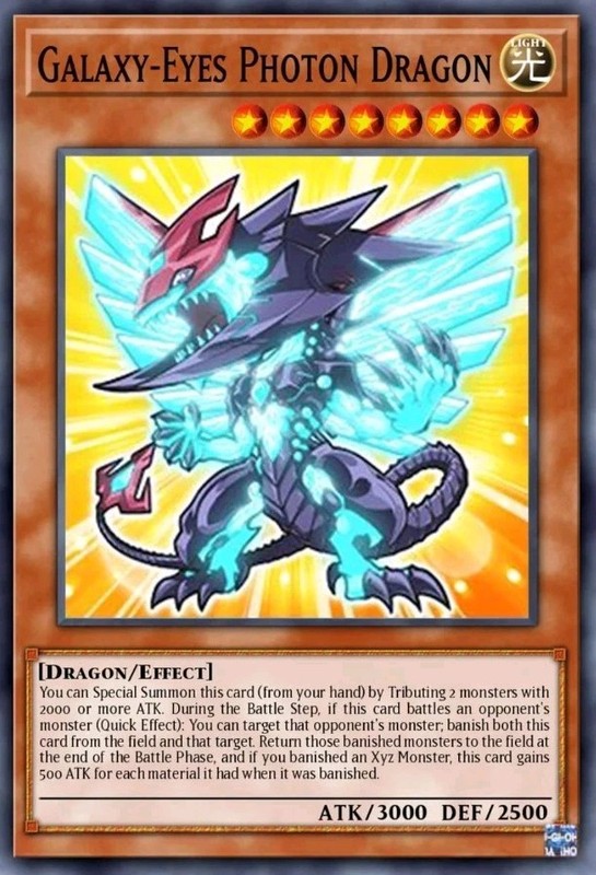 Yugioh Galaxy-Eyes Photon Dragon Chibi Artwork BLMM-EN007 Secret Rare NM Presale