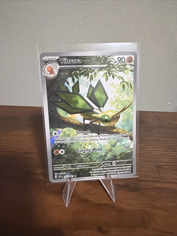 Pokemon Surging Sparks – Vibrava 206/191 – Illustration Rare NM