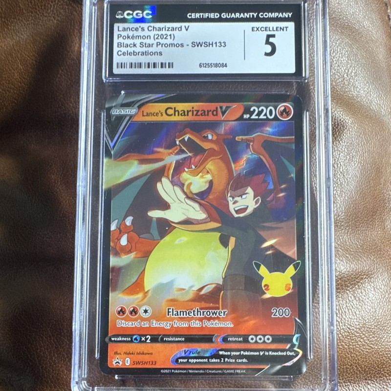 CGC 5 Lance’s Charizard V SWSH133 Sword & Shield Promo 2021 English Holo