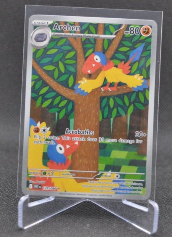 Pokémon TCG Archen Illustration Rare – White Flare Holo 131/086