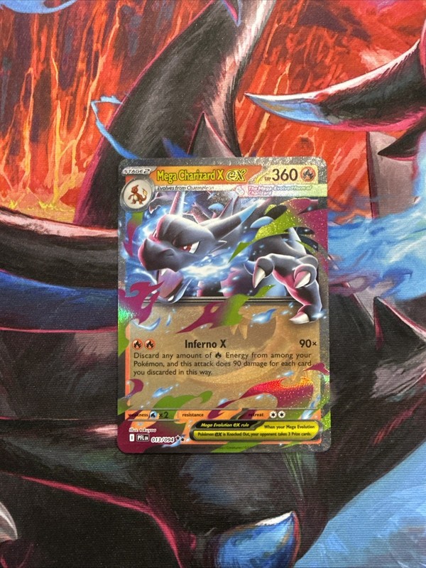 Mega Charizard X ex 013/094 Me02: Phantasmal Flames Holo