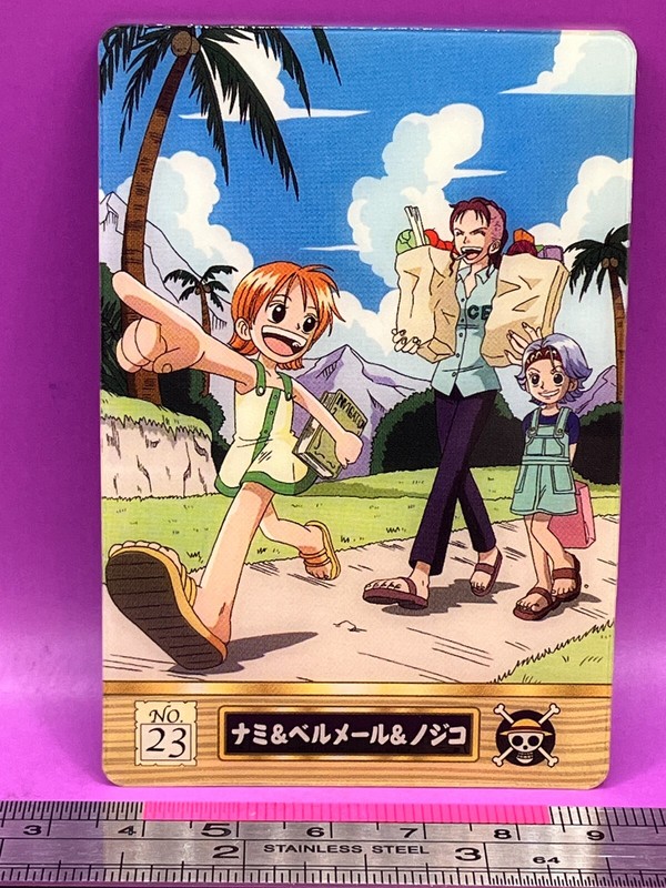 Nami Belle-Mère Nojiko 23 One Piece King of Pirates Gummy Card 2002 BANDAI #168