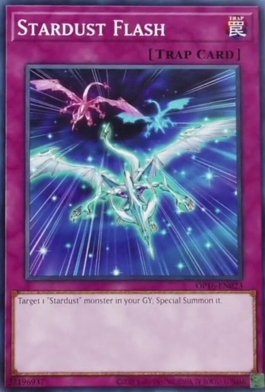 Stardust Flash – OP16-EN023 – Common – Unlimited Edition – Lightly Played