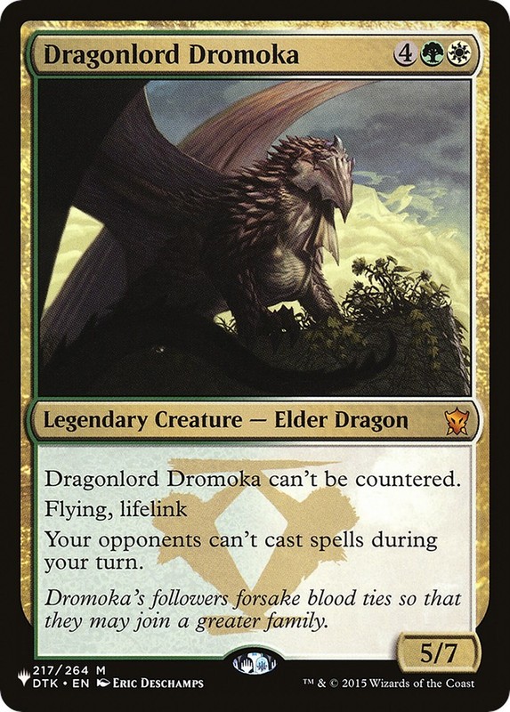 Dragonlord Dromoka #217/264 (NM) The List Reprints MTG