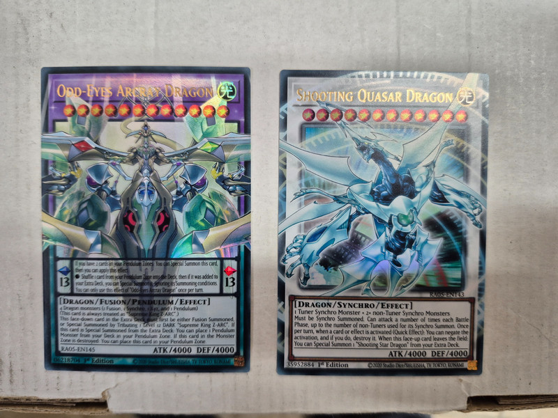 Yu-Gi-Oh TGC RA05 Complete 10 Extended Art Set EU 1st Ed Raw NM US SHIP48H gallery