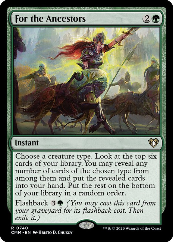 MTG For the Ancestors – Commander Masters #740