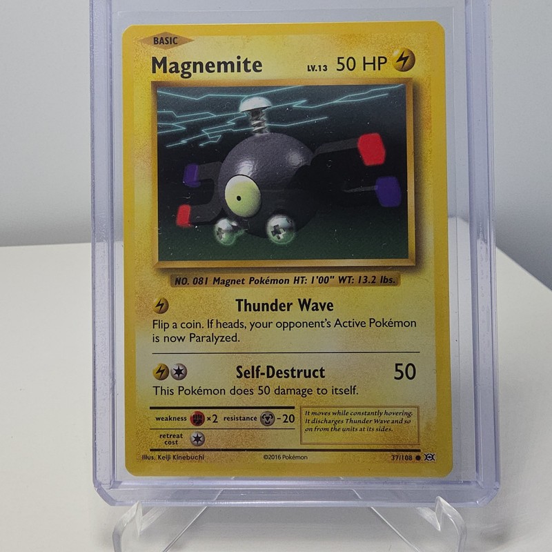 Magnemite 37/108 Evolutions Regular Keiji Kinebuchi Pokémon TCG CCG