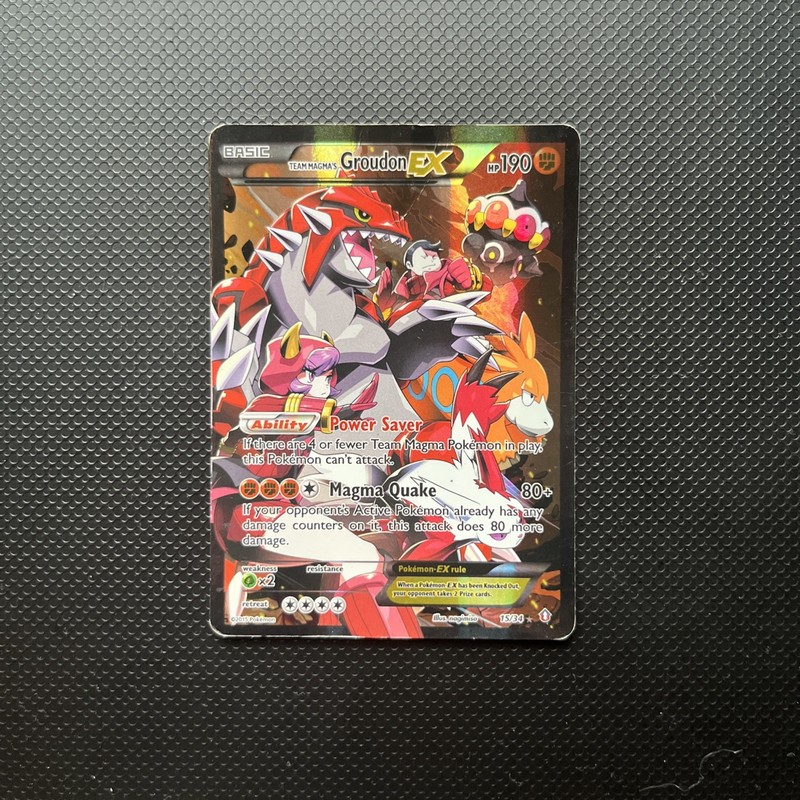 Team Magma’s Groudon EX 15/34 Double Crisis Holo