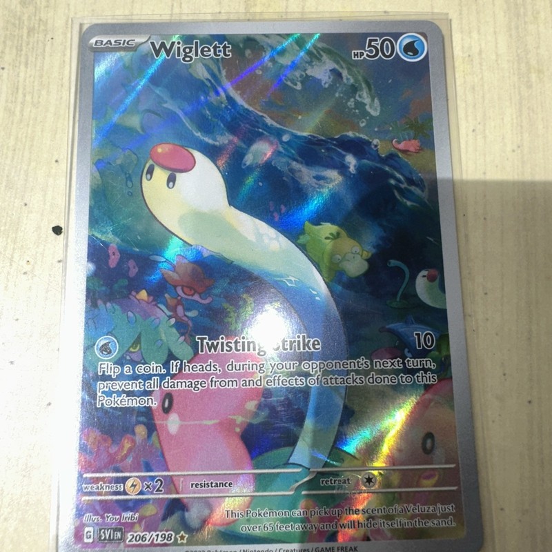 Wiglett 206/198 SV01: Scarlet & Violet Base Set Holo