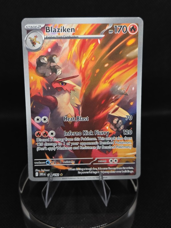 Pokemom TCG Blaziken 192/182 Destined Rivals Holo IR