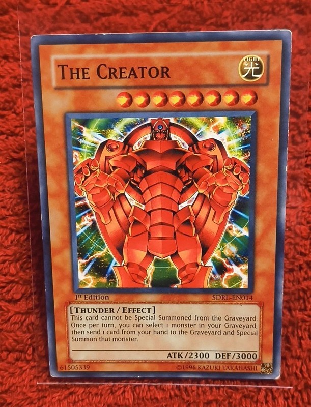 Yu-Gi-Oh! TCG The Creator sdrl-en014 1st edition 1996 thunder/effect