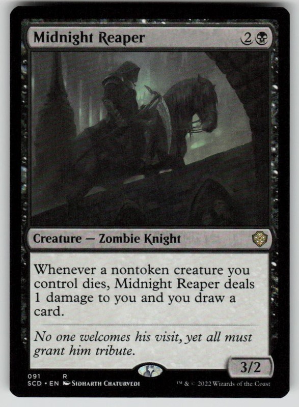 Midnight Reaper Rare Starter Commander Decks 91 MTG Near Mint 2022