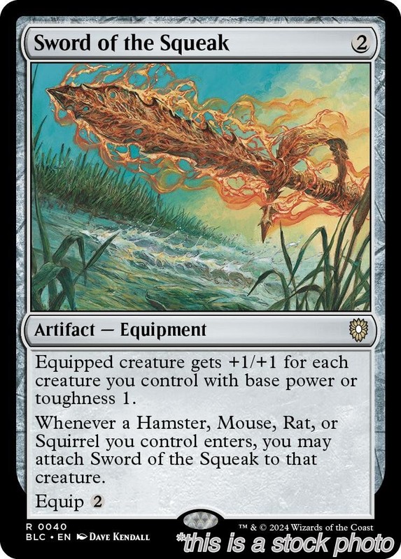 Sword of the Squeak [BLC – 40MagicNM
