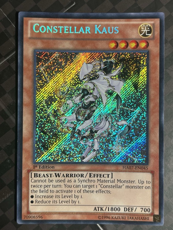 Yugioh Constellar Kaus HA07-EN045 Secret Rare NM