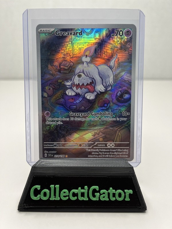 Pokémon Greavard 214/198 IR Full Art Holo – NM