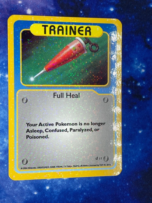 Full Heal Holo 2004 Pokemon Funskool India Rare Vintage