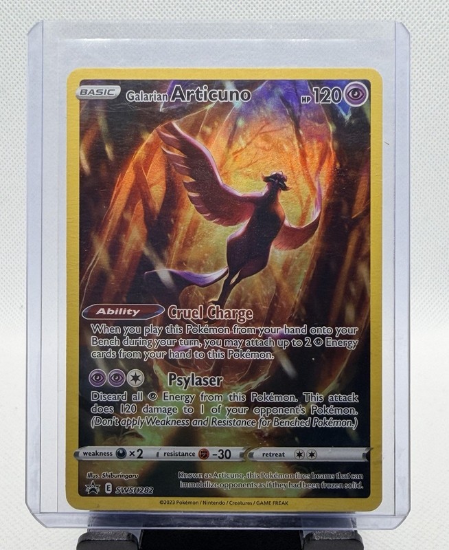 Galarian Articuno SWSH282 Black Star Promo Crown Zenith Pokemon TCG NM