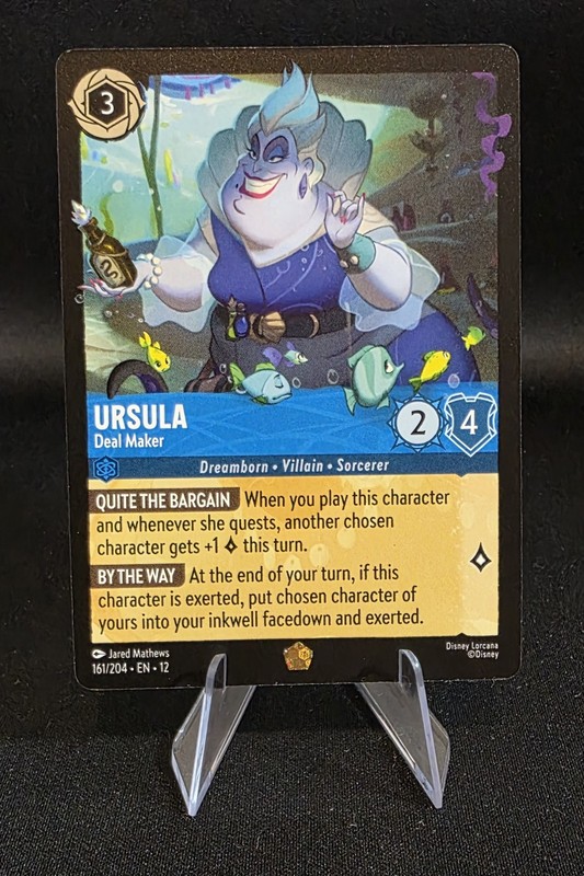 Ursula – Deal Maker 161/204 – Lorcana Wilds Unknown – LEGENDARY – NM