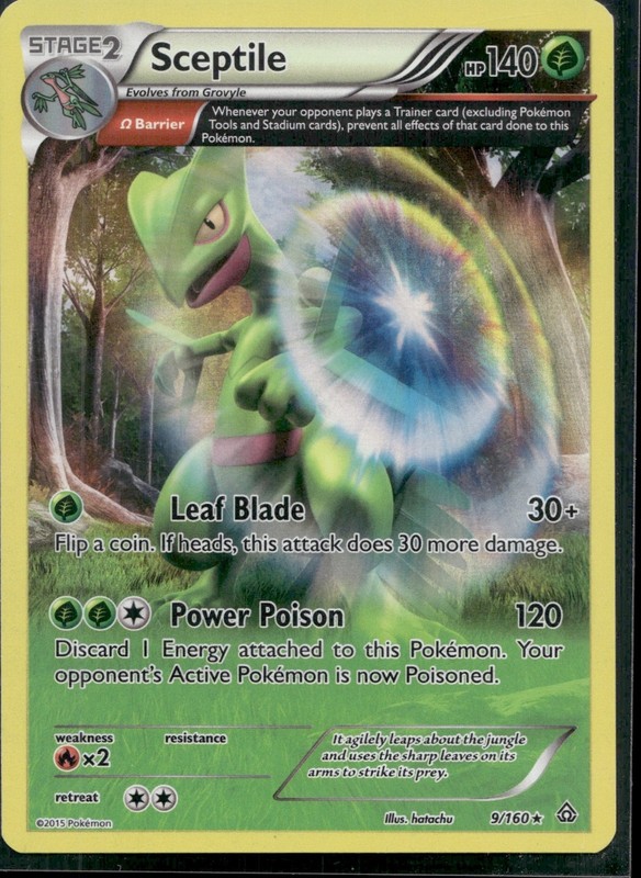 Sceptile (Omega) Reverse Holo Holo Rare XY – Primal Clash 9/160 LP